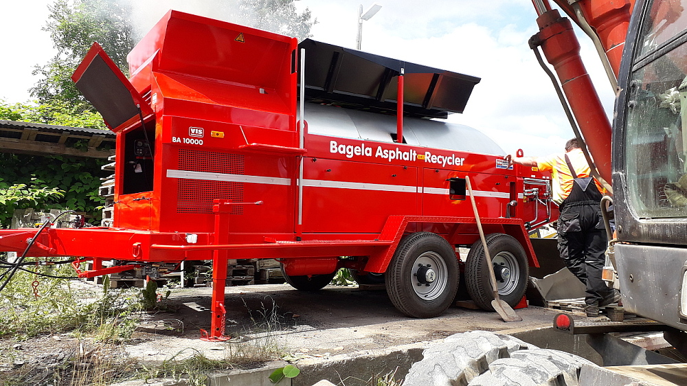 Asphaltrecycler Bagela BA 10.000F Asphaltrecycler Bagela BA 10.000F